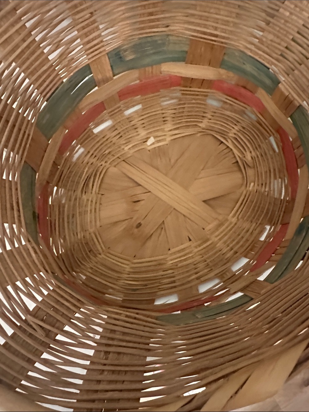 Vintage made in Mexico, bonnet a Easter basket - Picture 2 of 3